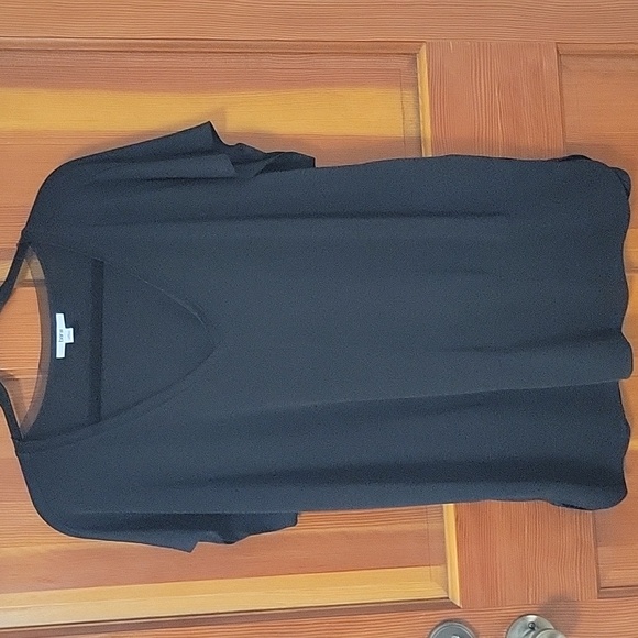 Bar III Women's Black V-Neck Top XL - Picture 6 of 7